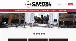 Desktop Screenshot of capital-fire-security.com