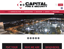 Tablet Screenshot of capital-fire-security.com